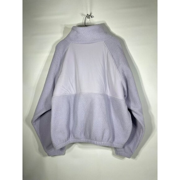 Blogilates x Target Womens Campfire Fleece Full Zip Jacket 1X Light Purple - Picture 6 of 9